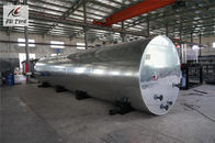 Galvanized Bitumen Container , Transverse Legs Asphalt Storage Tank / Silo