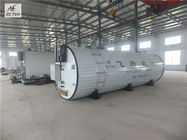 Carbon Steel Asphalt Heating Tank , Cylinder Road Construction Machine