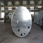 4 Transverse Base Asphalt Heating Tank Round Shape For Bitumen Storage