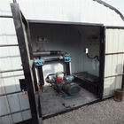 Steel Tile Matrix Asphalt Heating Machine , Easy Transportation Pitch Tank