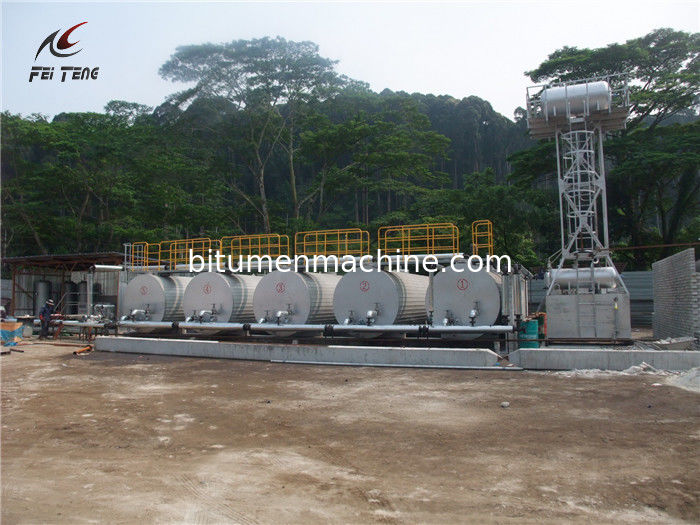 Steel Plate 35m3 Asphalt Heating Tank For Asphalt Batching Plant 7 Tons Weight