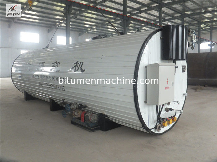 35m3 Horizontal Asphalt Storage Tank High Heating Efficiency For Asphalt Plant