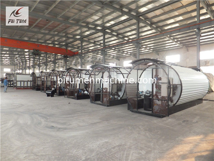 Q235b Steel Bitumen Heating Tank , Road Maintenance Asphalt Mixing Plant