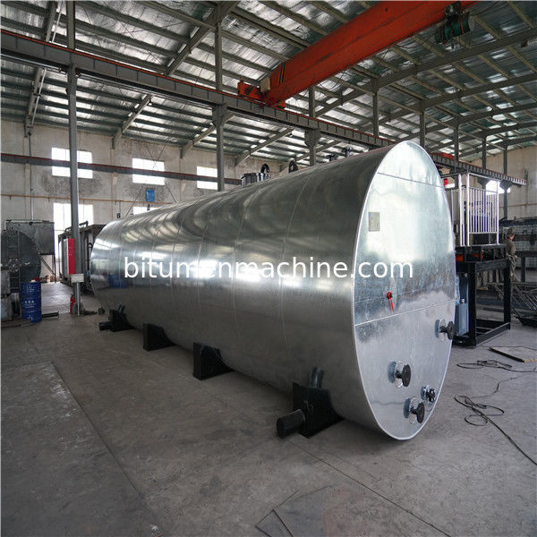 ISO Steel Plate Container Loading Bitumen Heating Tank With Asphalt Thermometer