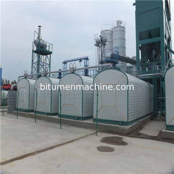Bitumen Storage Asphalt Heating Tank High Density Rock Wool Insulation