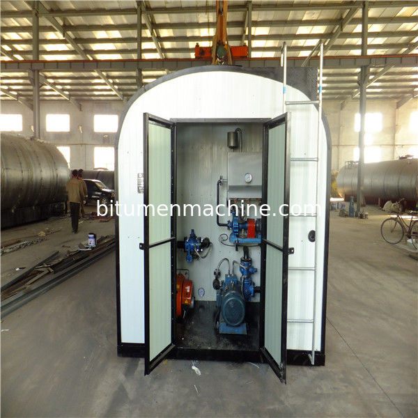 Square Bitumen Storage Tank Carbon Steel Material For Road Construction