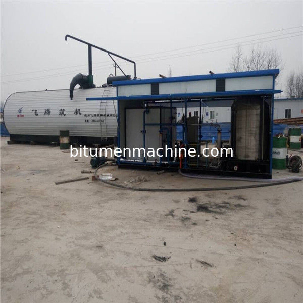 High Operating Efficiency Asphalt Emulsion Plant , Container Loading Road Paver Machine