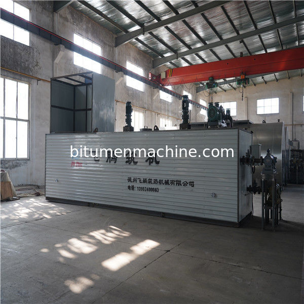 5 Tons / Hour Container Loading Bag Bitumen Decanter Machine With Electric Hoist Box Lifting