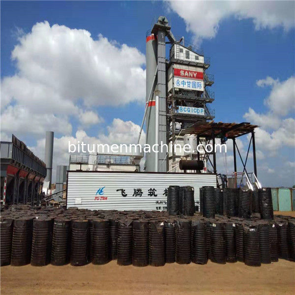 8 Tons / Hour Bitumen Melting Equipment , Container Loading Asphalt Heating Machine