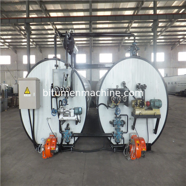 Matrix Asphalt Heating Bitumen Machinery , 7.4m Long Road Construction Equipment