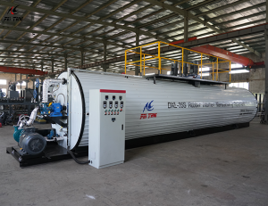 डीएक्सएल रबर बिटुमेन संयंत्र साइट पर स्थापित किया गया