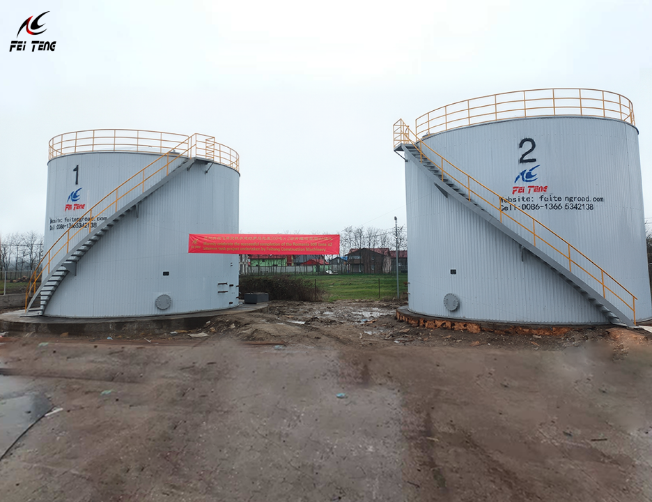 500m³ Vertical Bitumen Tank | High-Capacity Storage for Asphalt Plants