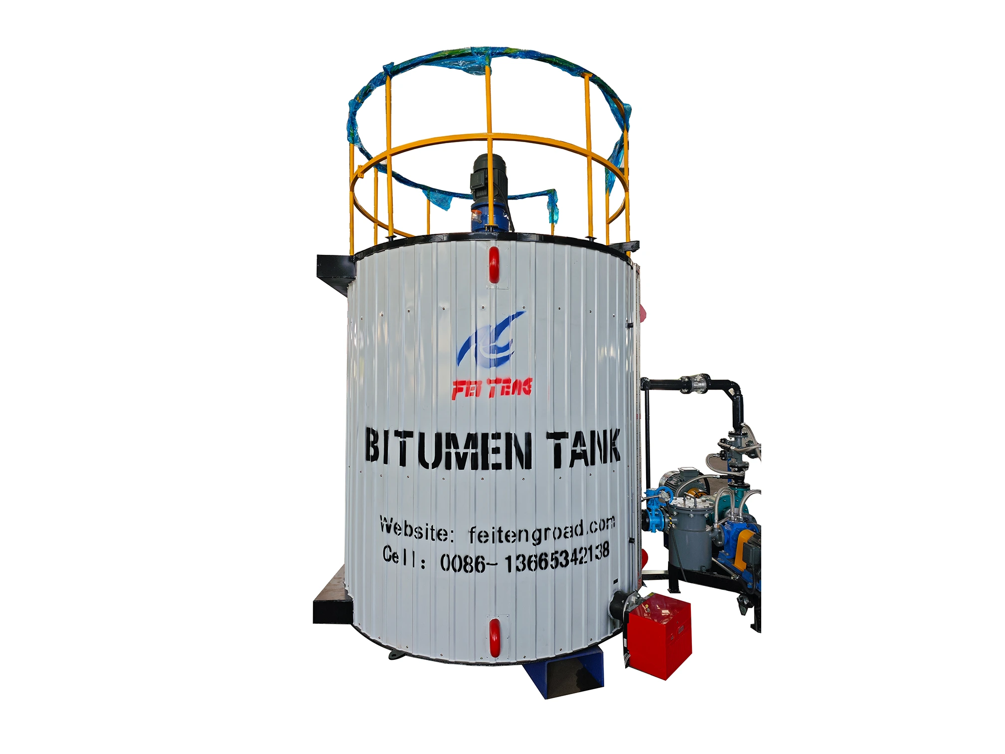YZGL-L5 5m³ Vertical Polymer Modified Bitumen (PMB) Tank with High Shear Colloid Mill